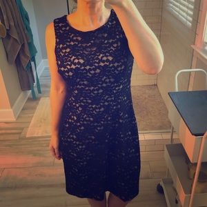 3/$20 Black lace cut out dress